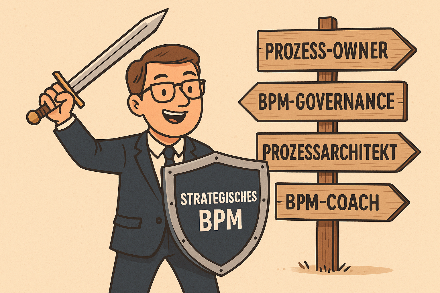 Strategisches Prozessmanagement braucht klare Rollen