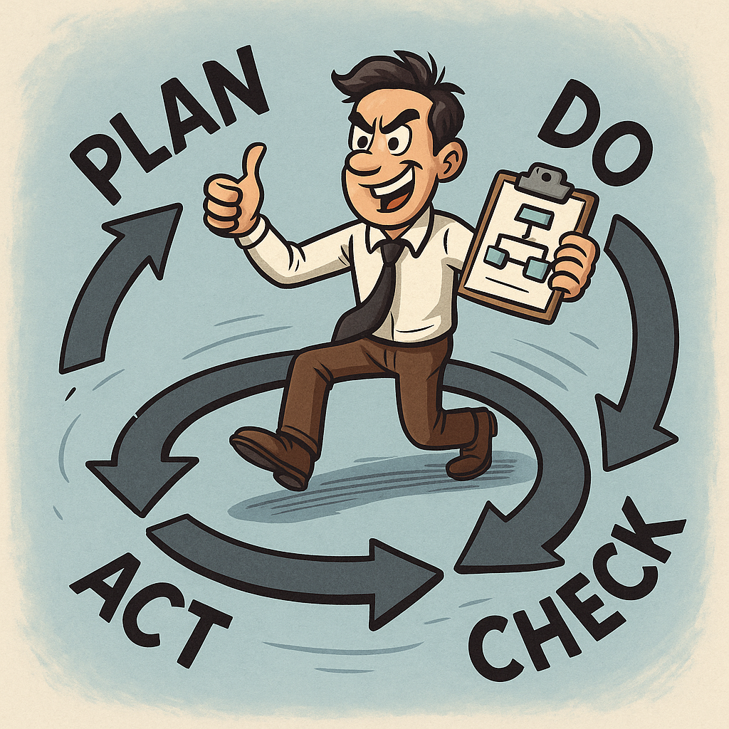 Der PDCA-Zyklus – die dauerhafte Verbesserung der Prozesse