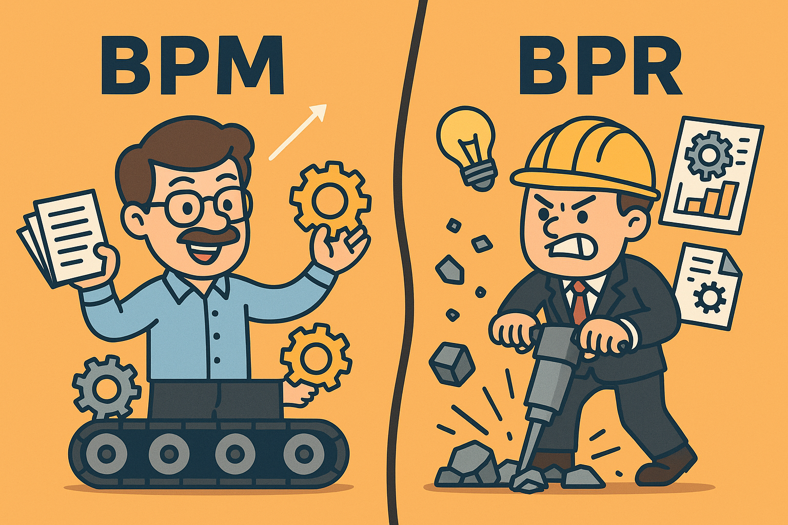 BPM & BPR – Evolution oder Revolution für Prozesse?