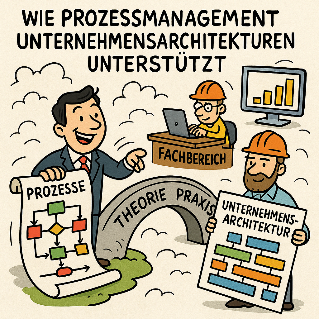 Wie Prozessmanagement Unternehmensarchitekturen unterstützt