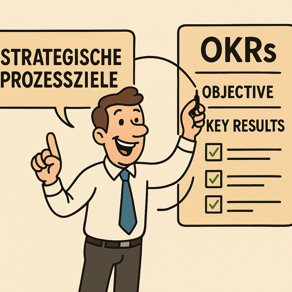 Strategische Prozessziele und OKRs: Was verbindet beides?