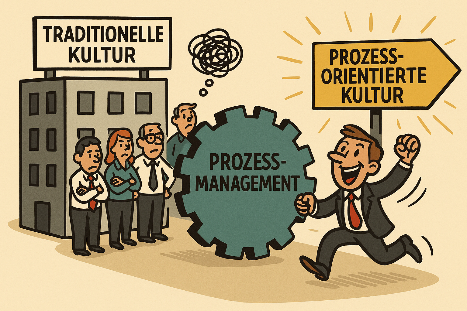 Wie Prozessmanagement den Prozess Kulturwandel fördert