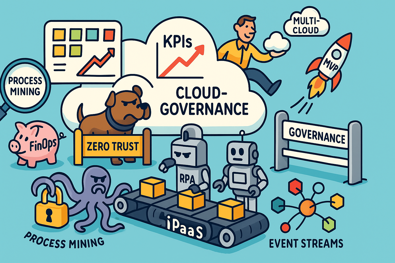 Prozessmanagement in der Cloud: Strategie, Chancen, Risiken