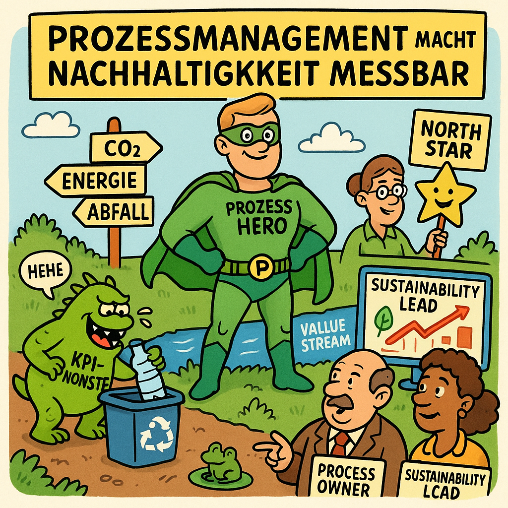 Prozessmanagement macht Nachhaltigkeit messbar im Geschäft
