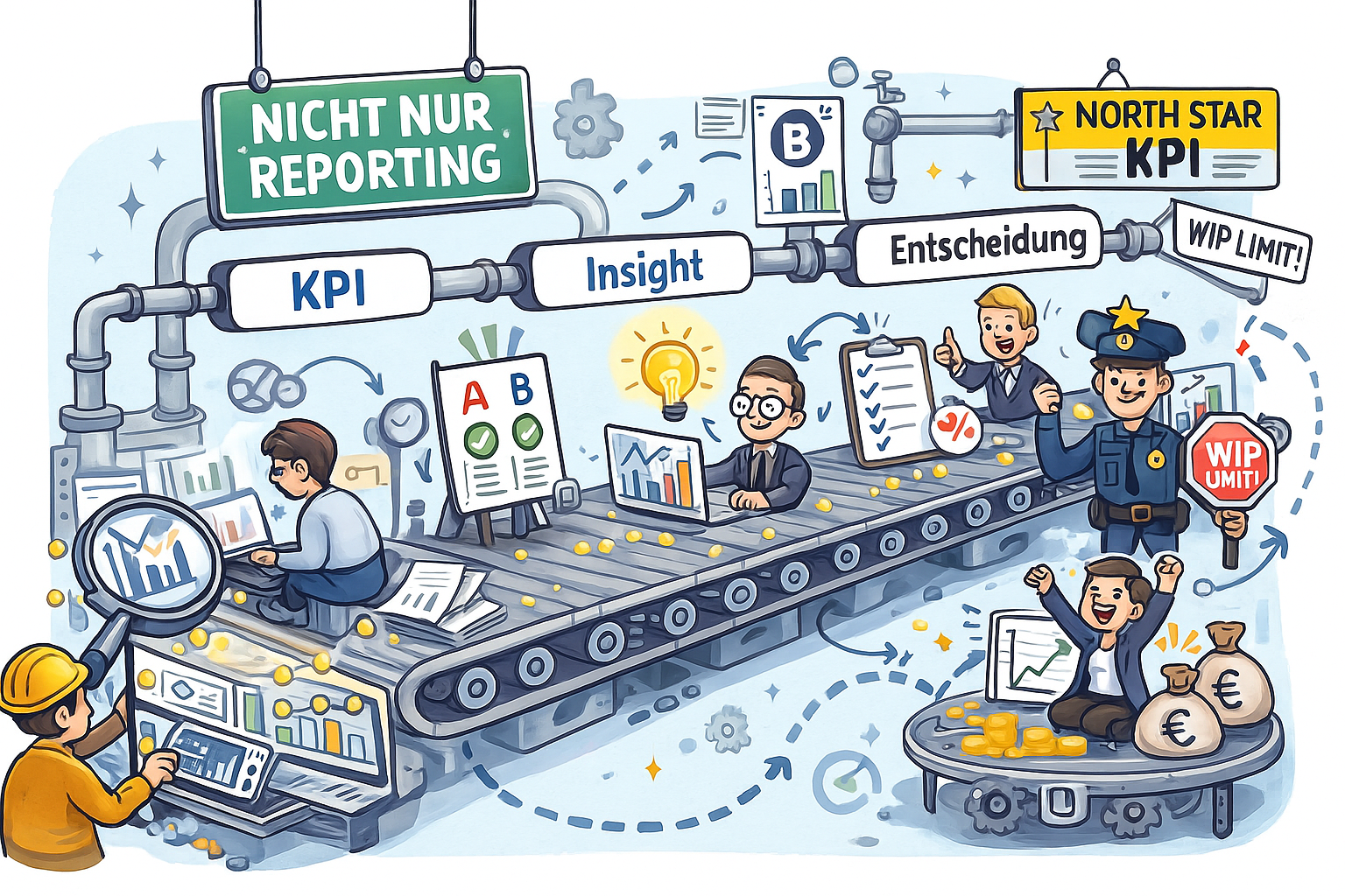 Datengetriebene Entscheidungen: Vom KPI zum Insight im BPM