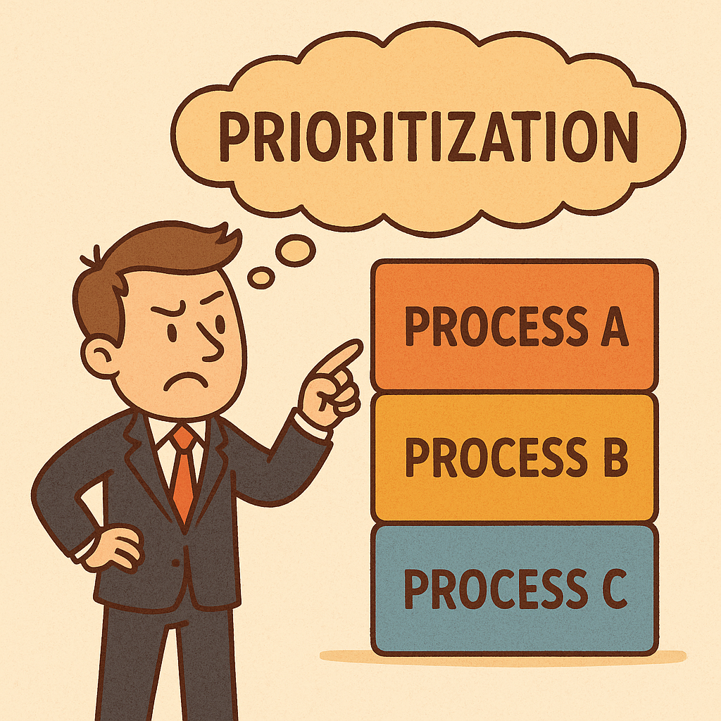 Prozesspriorisierung: Richtige Prozesse an erster Stelle