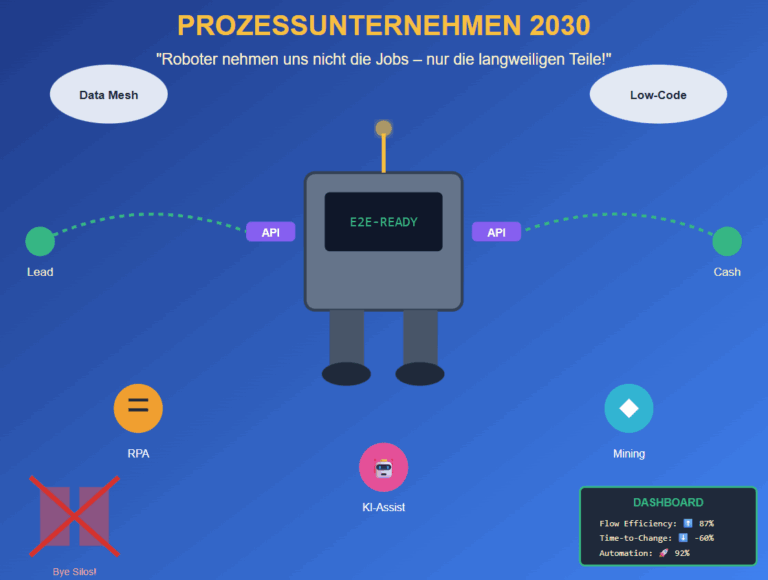 Prozessunternehmen 2030: integriert & datengesteuert smart!