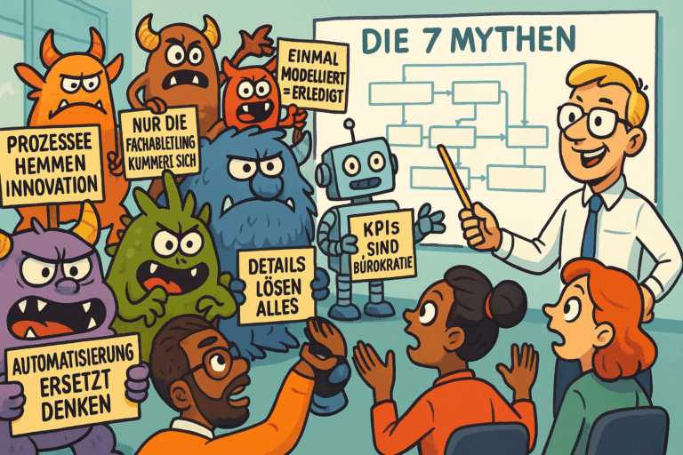 Prozessmanagement: 7 größten Missverständnisse entzaubert!