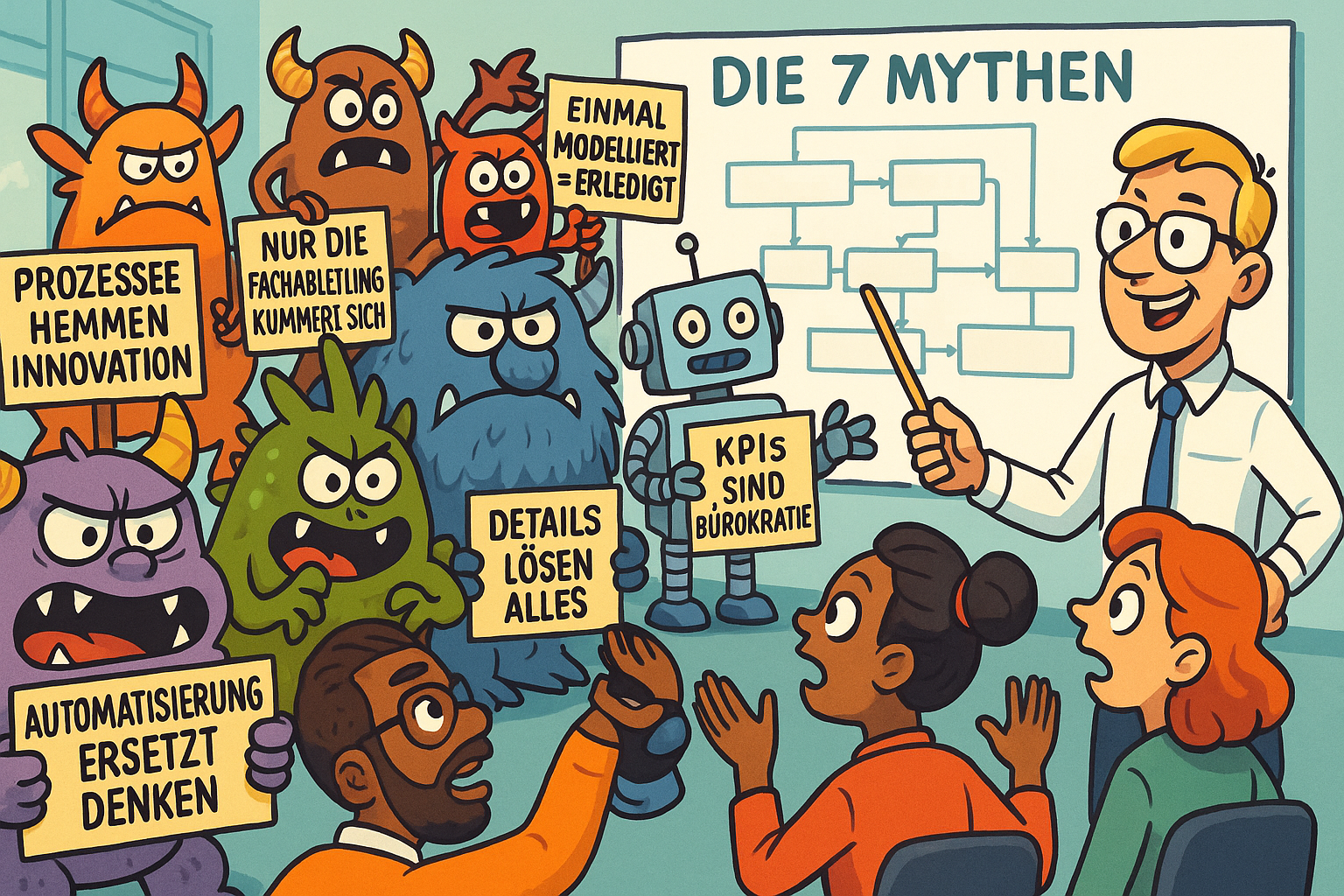 Prozessmanagement: 7 größten Missverständnisse entzaubert!