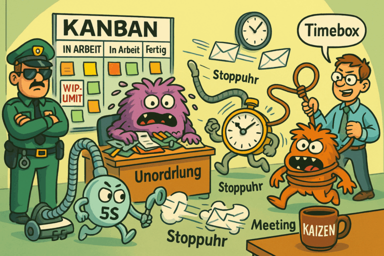 Lean Management im Büro: Beispiele, Wirkung, Best Practices!