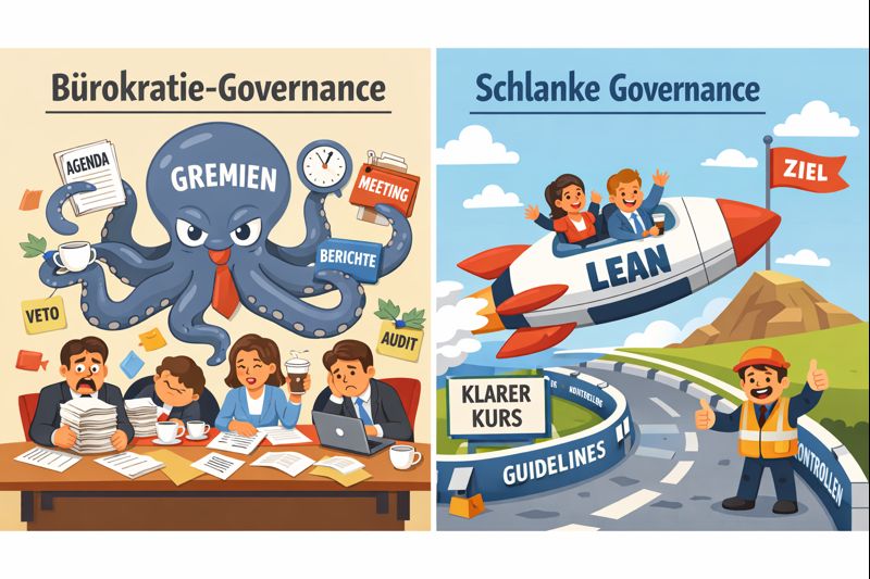 Governance schlank gestalten: Wirkung vor Bürokratie im Kern