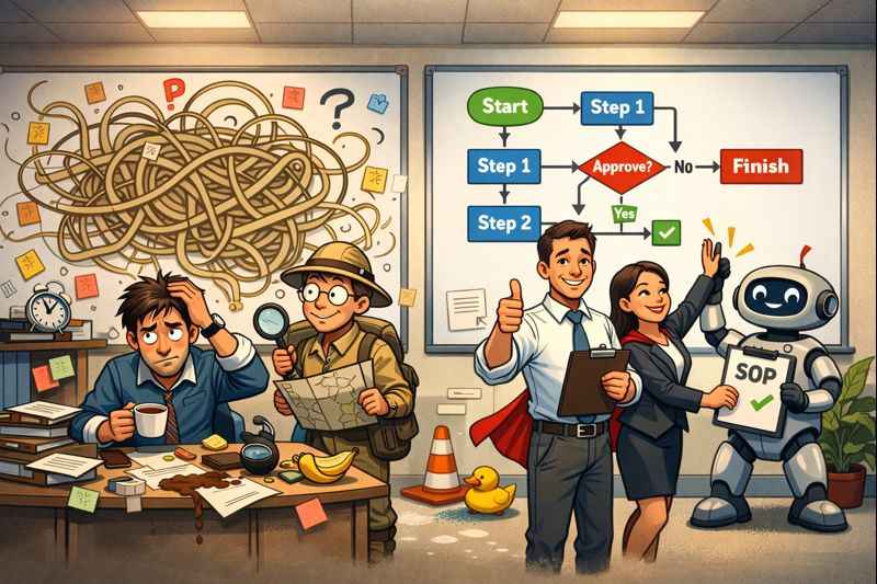 Dokumentierte Prozesse: von der Theorie zur gelebten Praxis!