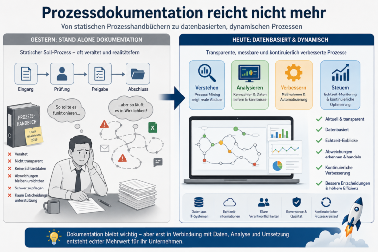 Prozessdokumentation reicht nicht mehr: Gründe & Wege