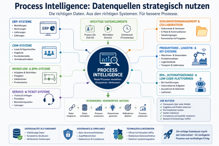 Process Intelligence: Datenquellen strategisch nutzen