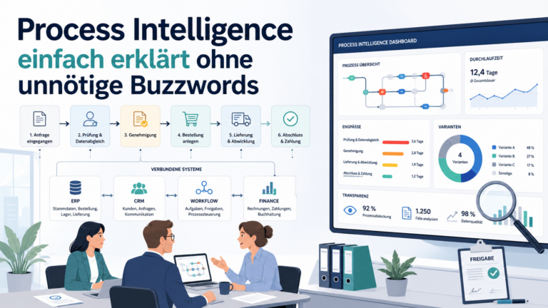 Process Intelligence einfach erklärt ohne unnötige Buzzwords