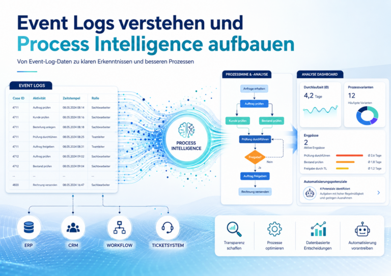 Event Logs verstehen und Process Intelligence aufbauen