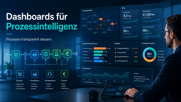 Dashboards für Prozessintelligenz: Prozesse voll transparent!