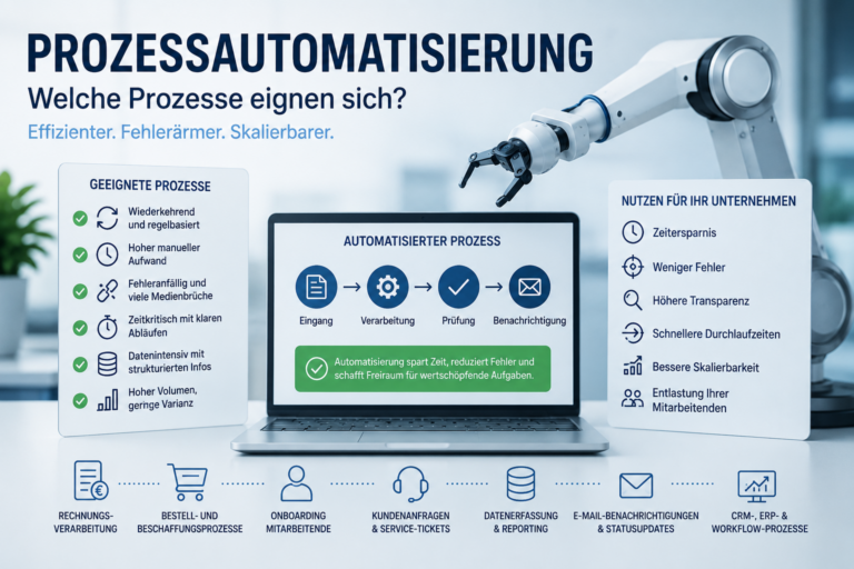 Prozessautomatisierung: Welche Prozesse geeignet sind