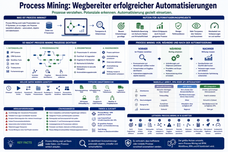Process Mining: Wegbereiter erfolgreicher Automatisierungen