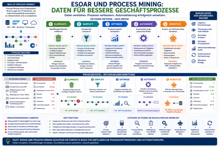 ESOAR und Process Mining: Daten für bessere Geschäftsprozesse