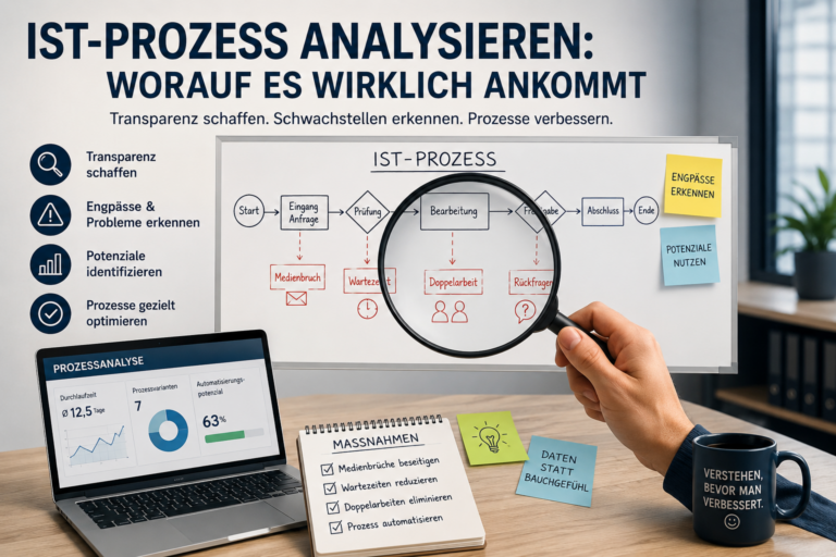 Ist-Prozess analysieren: Worauf es wirklich ankommt im Alltag