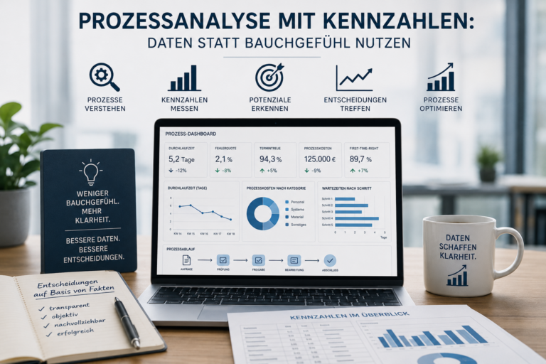 Prozessanalyse mit Kennzahlen: Daten statt Bauchgefühl nutzen