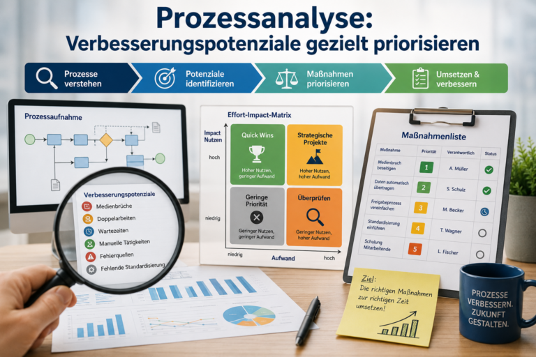 Prozessanalyse: Verbesserungspotenziale gezielt priorisieren!