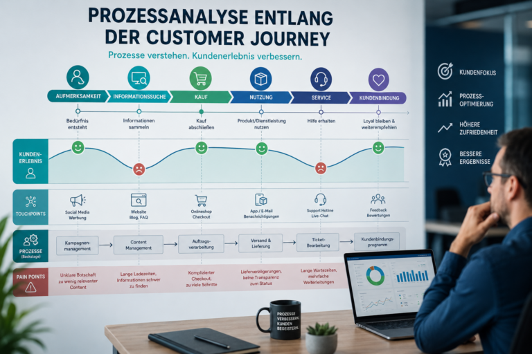 Prozessanalyse entlang der Customer Journey gezielt bewerten