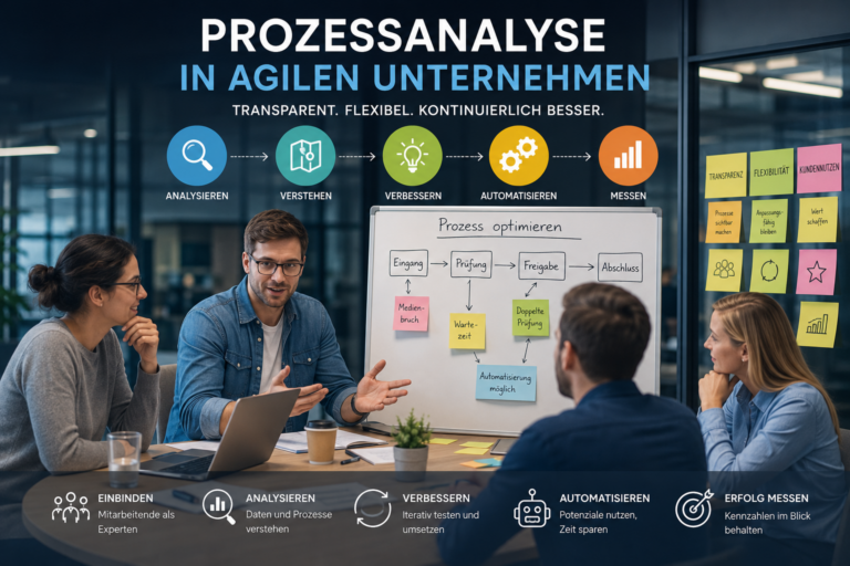 Prozessanalyse in agilen Unternehmen: flexibel steuern lernen
