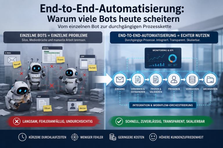 End-to-End-Automatisierung Warum viele Bots heute scheitern