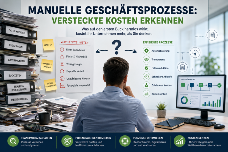 Manuelle Geschäftsprozesse: versteckte Kosten erkennen jetzt
